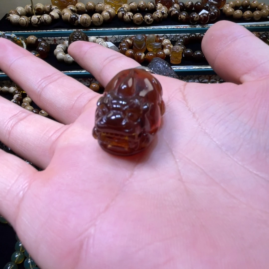 琥珀吊坠(不含链)未镶嵌