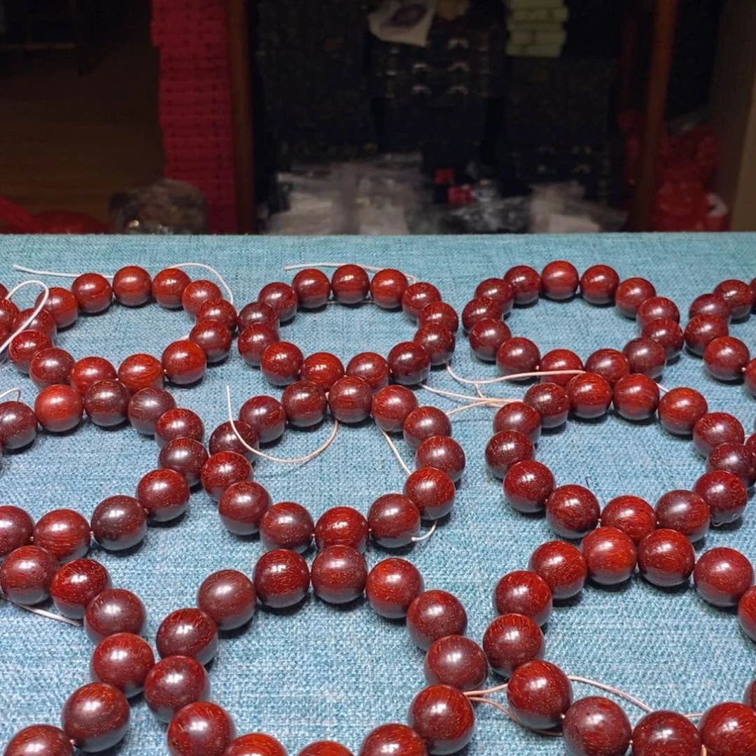 小叶紫檀手串/手链多样性发其一小叶紫檀1.8毕业红爆