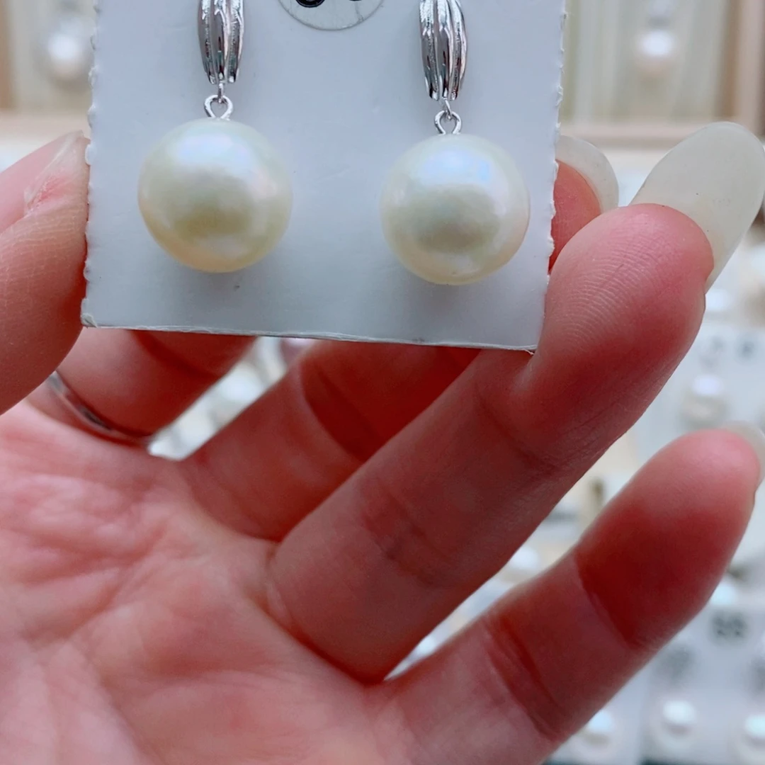 颈饰银S925镶嵌淡水珍珠12