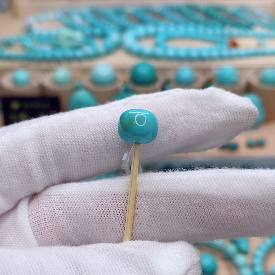 绿松石未镶嵌珠宝奇石9.5mm