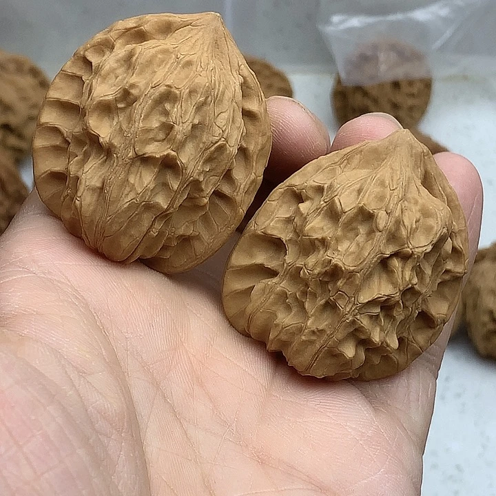 吊坠文玩核桃边38 红崖山