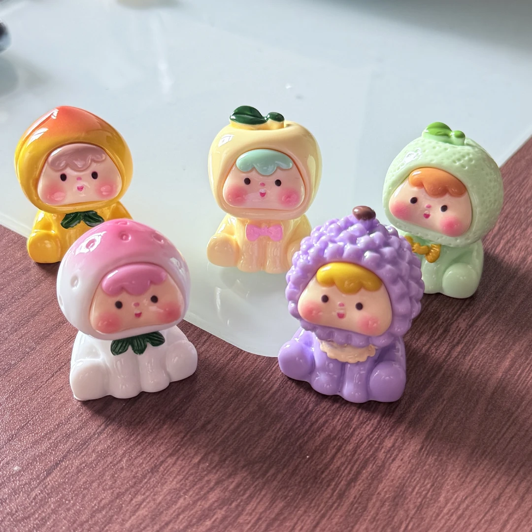 【水果崽崽3.0】灯牌配套发 亮漆树脂盲袋配件对对碰摆件