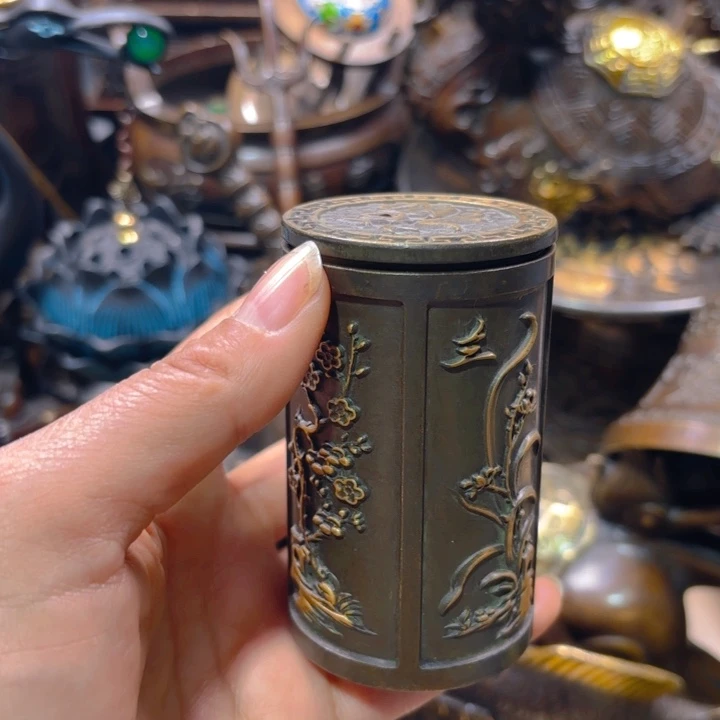 铜器摆件收收藏藏