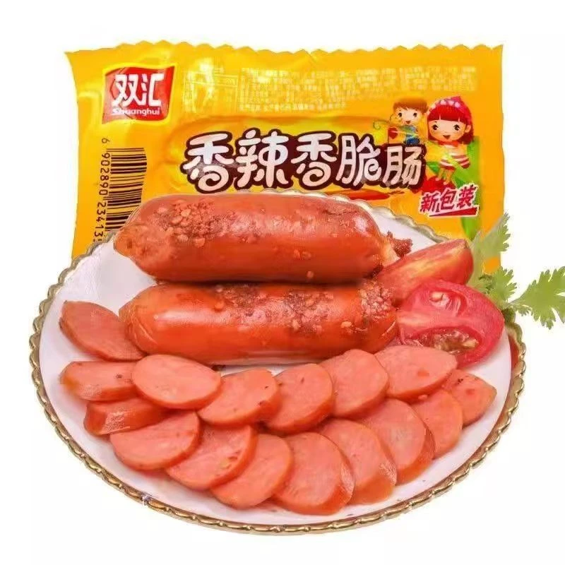 双汇双汇香辣脆肠60g泡面搭档香肠玉米热狗肠宿舍办公室休闲零食
