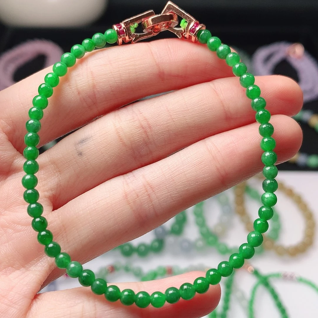 翡翠未镶嵌手链翡翠