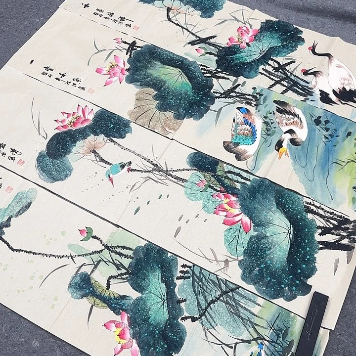 国画无毛或被短柔毛或