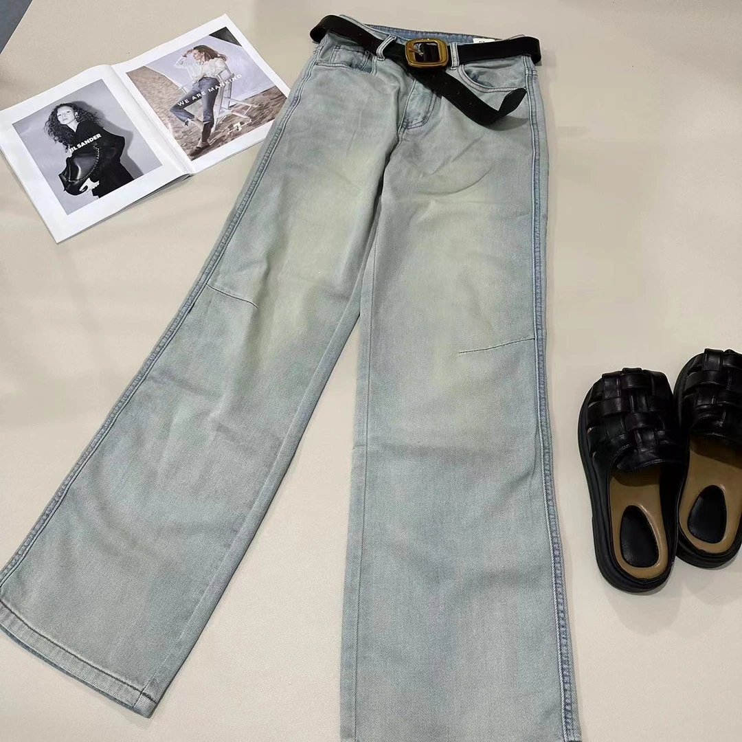 《姚家优麦汇》KH671春夏款水洗牛仔裤显瘦百搭新款裤子