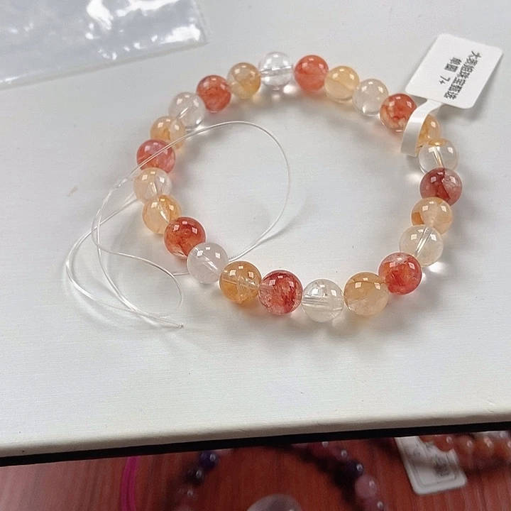 未镶嵌手链水晶彩胶花卡7+