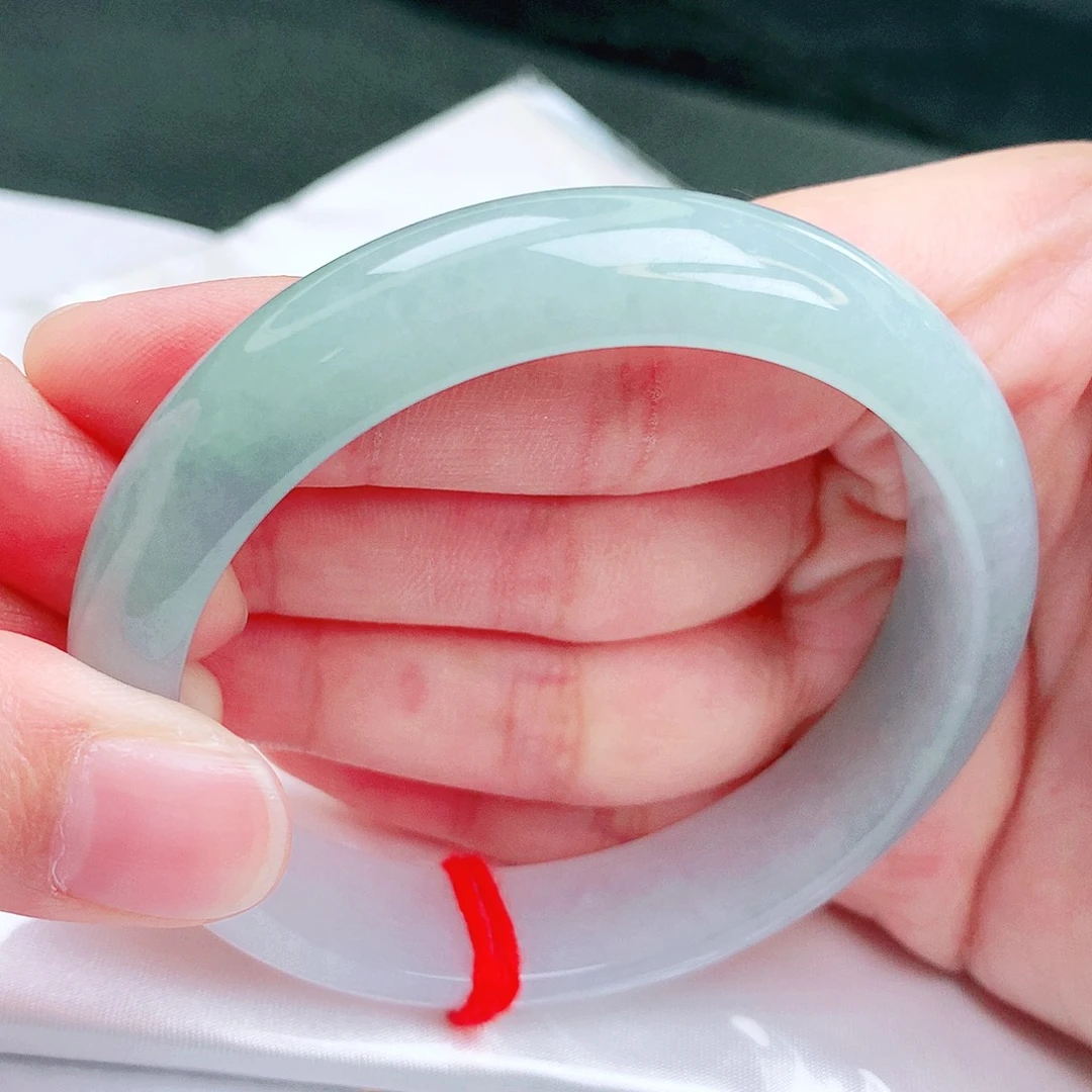 翡翠未镶嵌手镯缅甸天然a货翡翠手镯