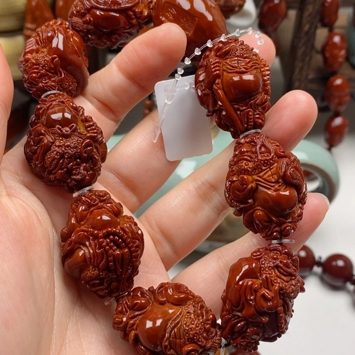 橄榄核吊坠小****淘回血回血