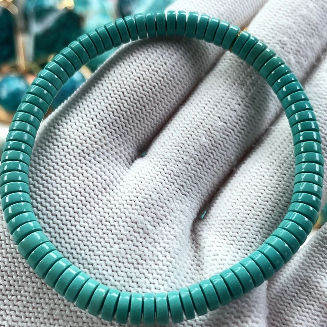 绿松石未镶嵌车挂