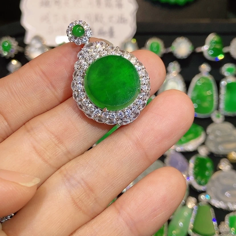 【闪购商品】翡翠未镶嵌颈饰天然翡翠