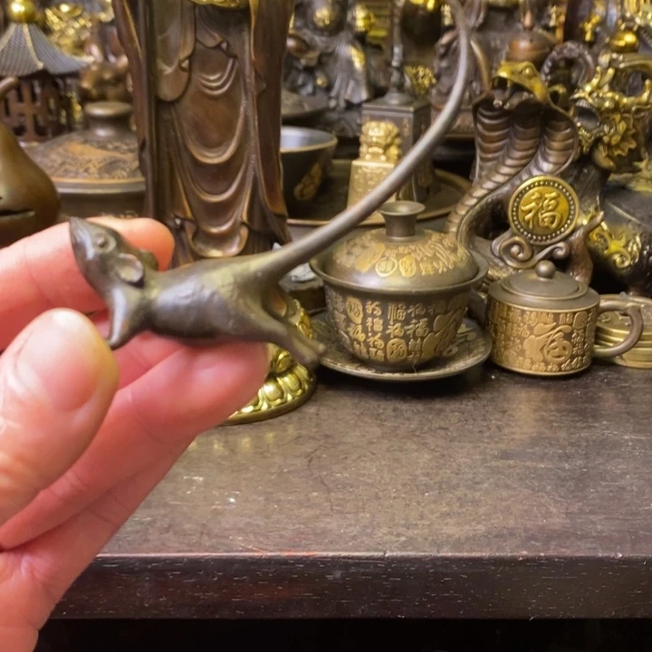 有机玻璃家居饰品铜器摆件