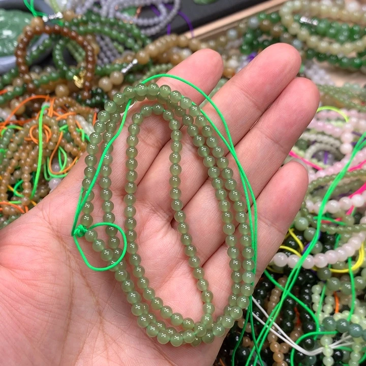 和田玉未镶嵌手链27