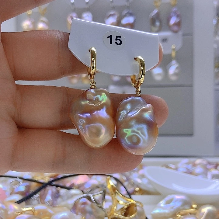 这***个颈饰银S925镶嵌淡水珍珠15