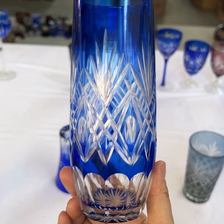 手柄款水晶玻璃微瑕一个