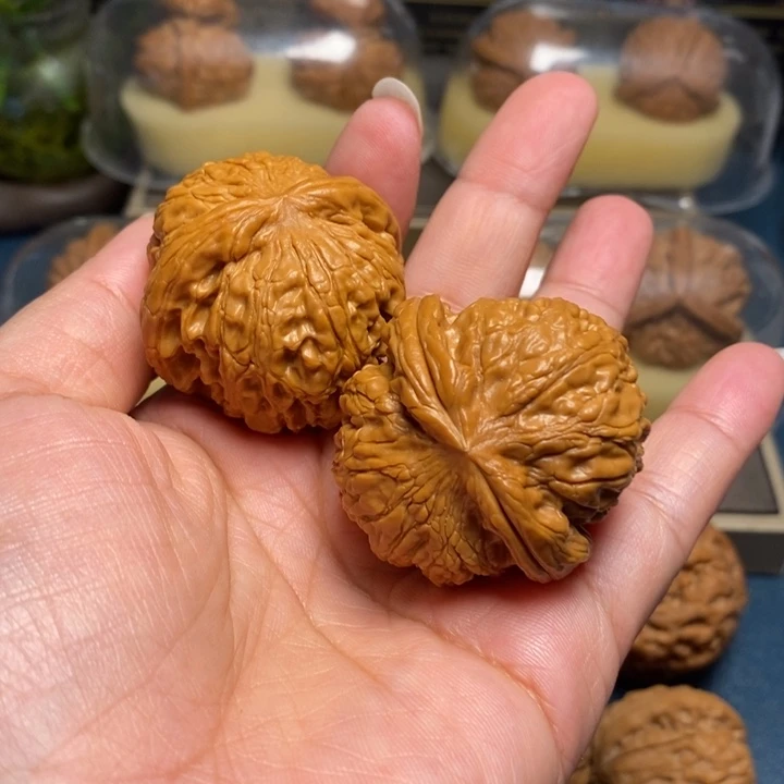 【闪购商品】文玩核桃把件四喜元宝