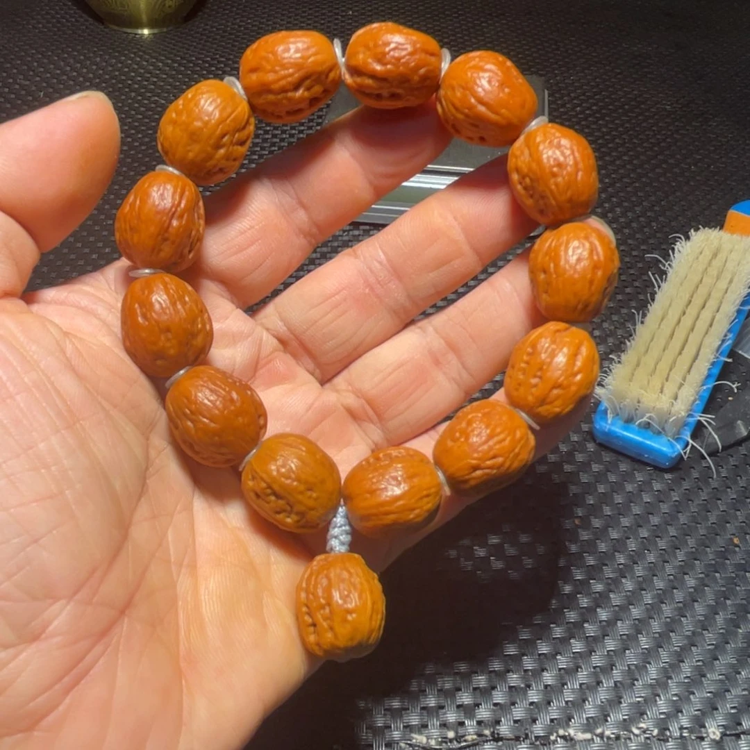 文玩核桃把件元宝15