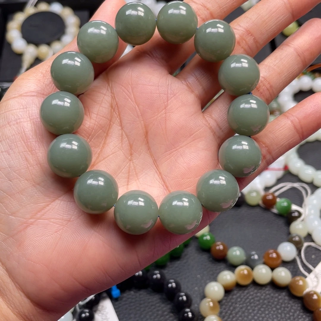 和田玉未镶嵌手链