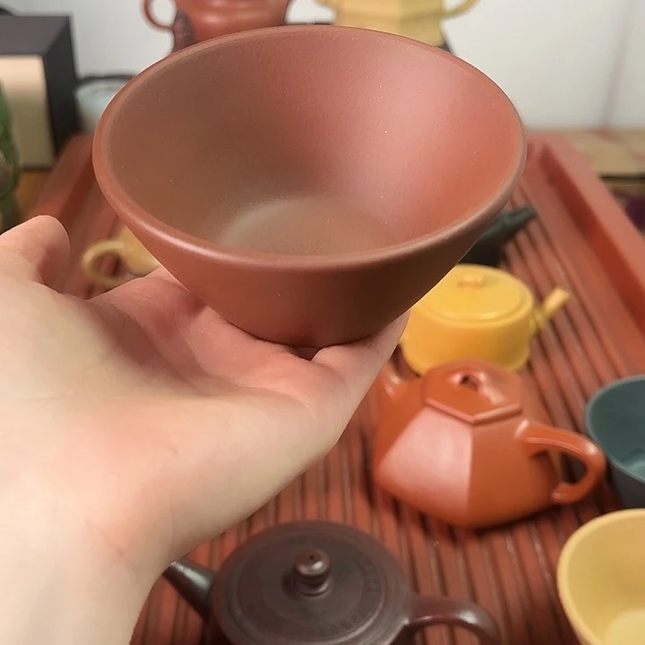 紫砂茶宠底槽清主人杯