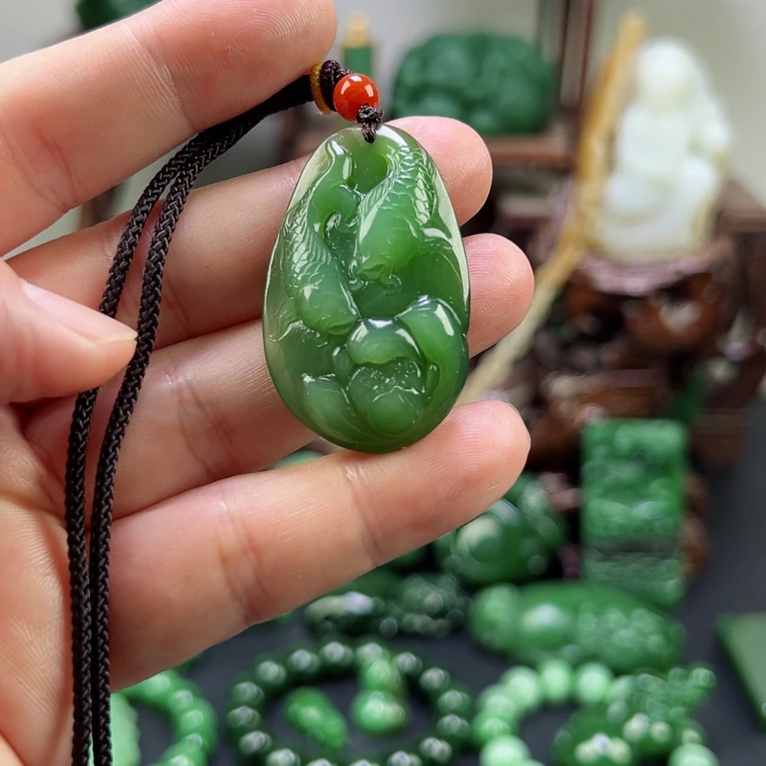 【闪购商品】和田玉（碧玉）未镶嵌颈饰