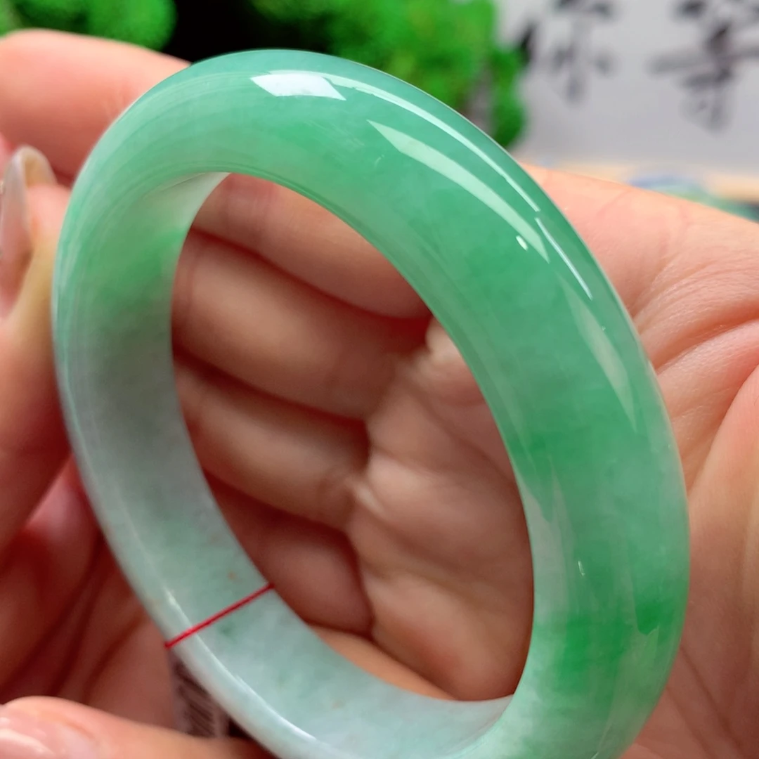 未镶嵌手镯翡翠缅甸56.7圈口