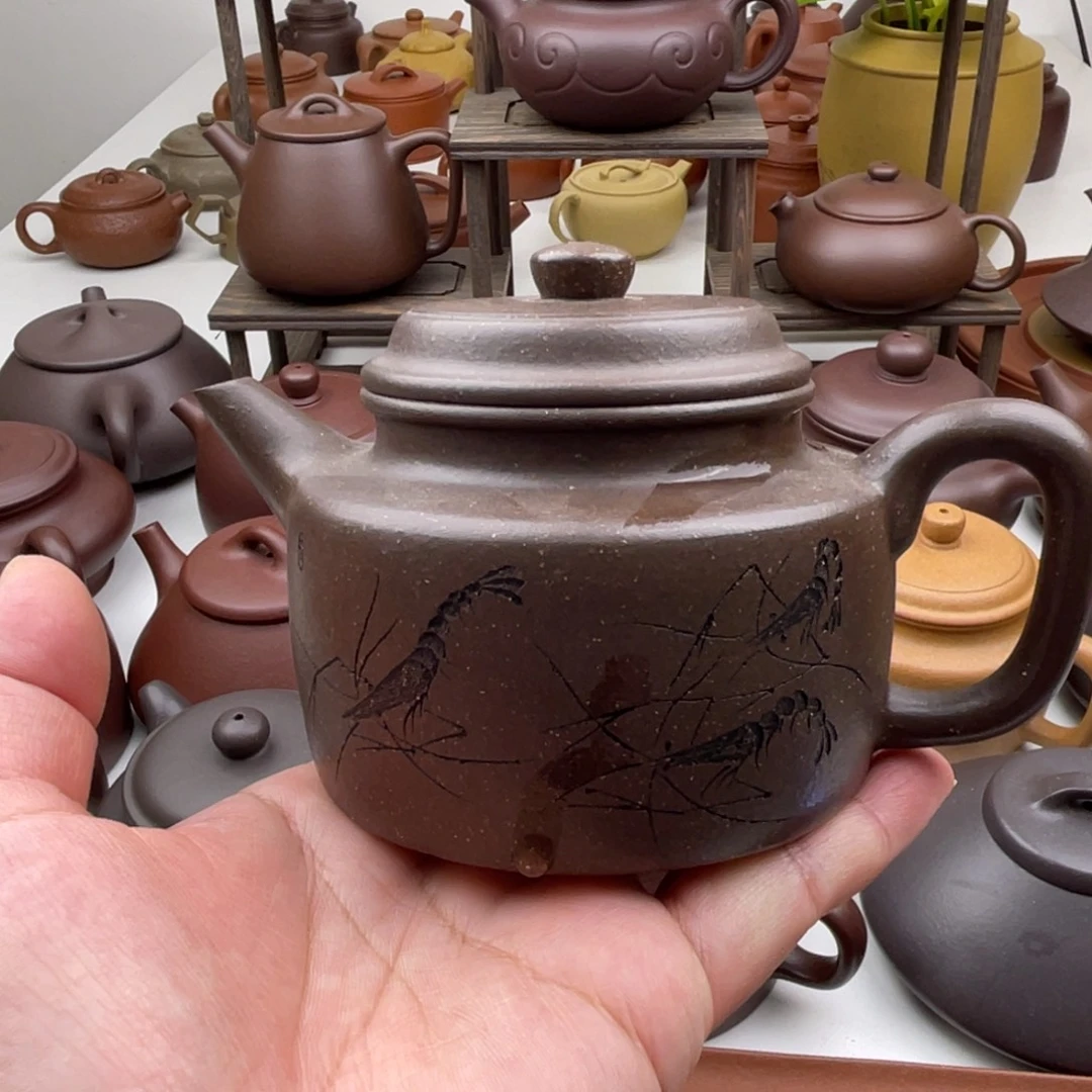 茶壶紫砂宜兴紫砂微瑕微瑕170cc
