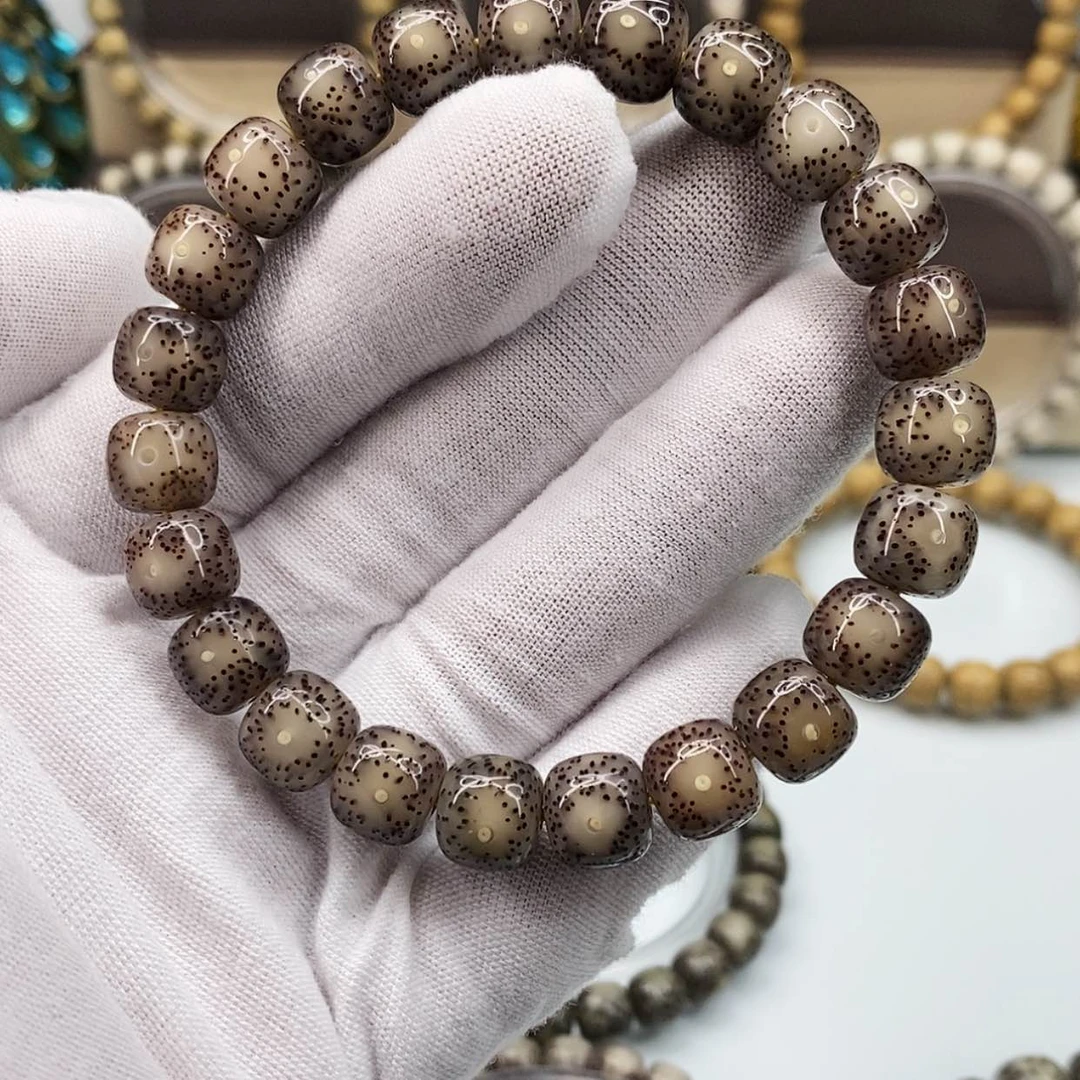 【闪购商品】星月菩提手串h**d一物一图原生态同枝糯冰果冻