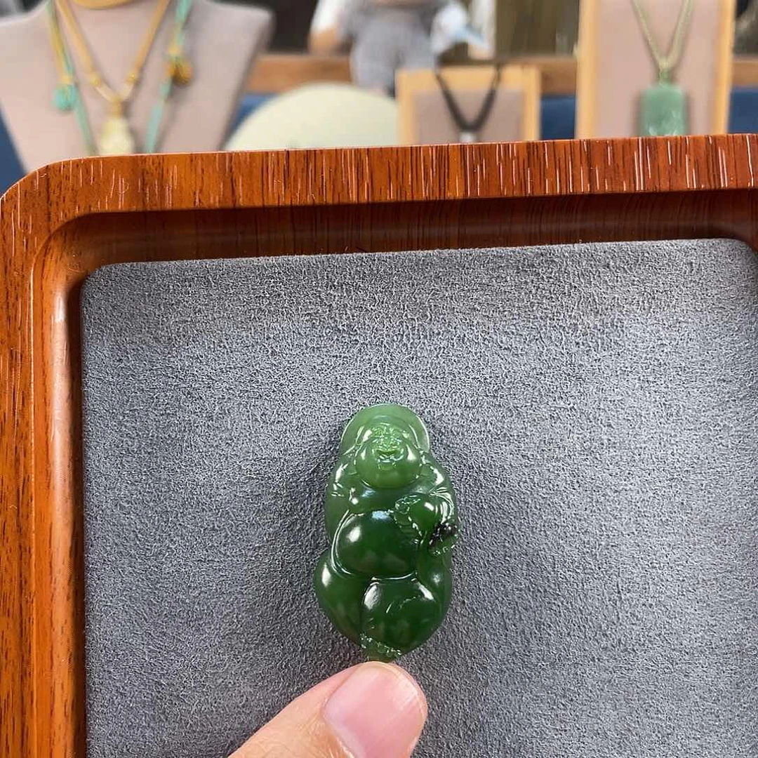 和田玉未镶嵌吊坠(不含链)