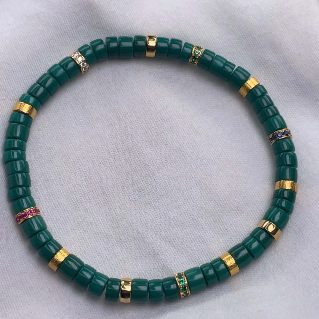 绿松石18K金镶嵌珠宝奇石