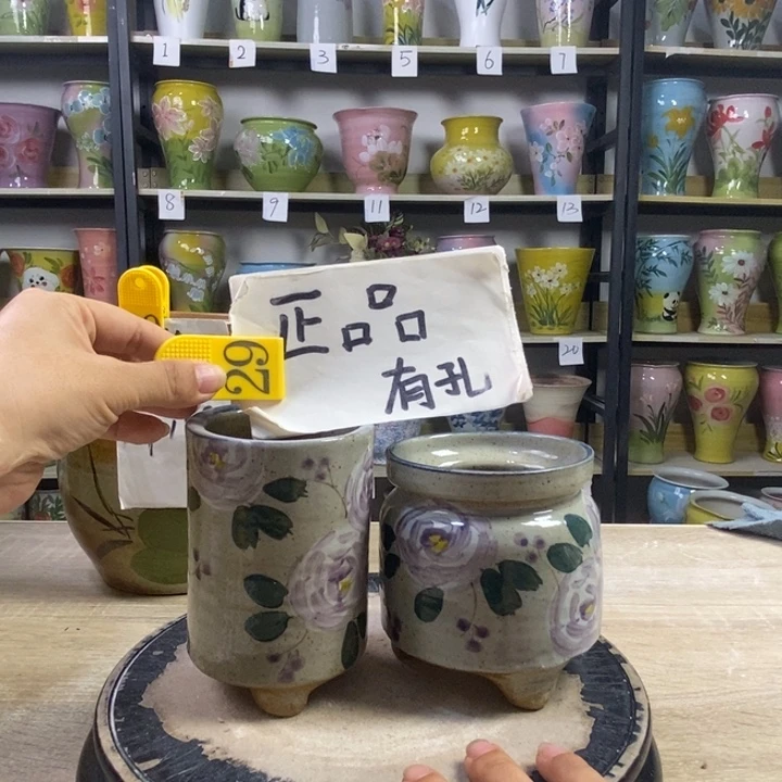 景德镇高温陶瓷花盆