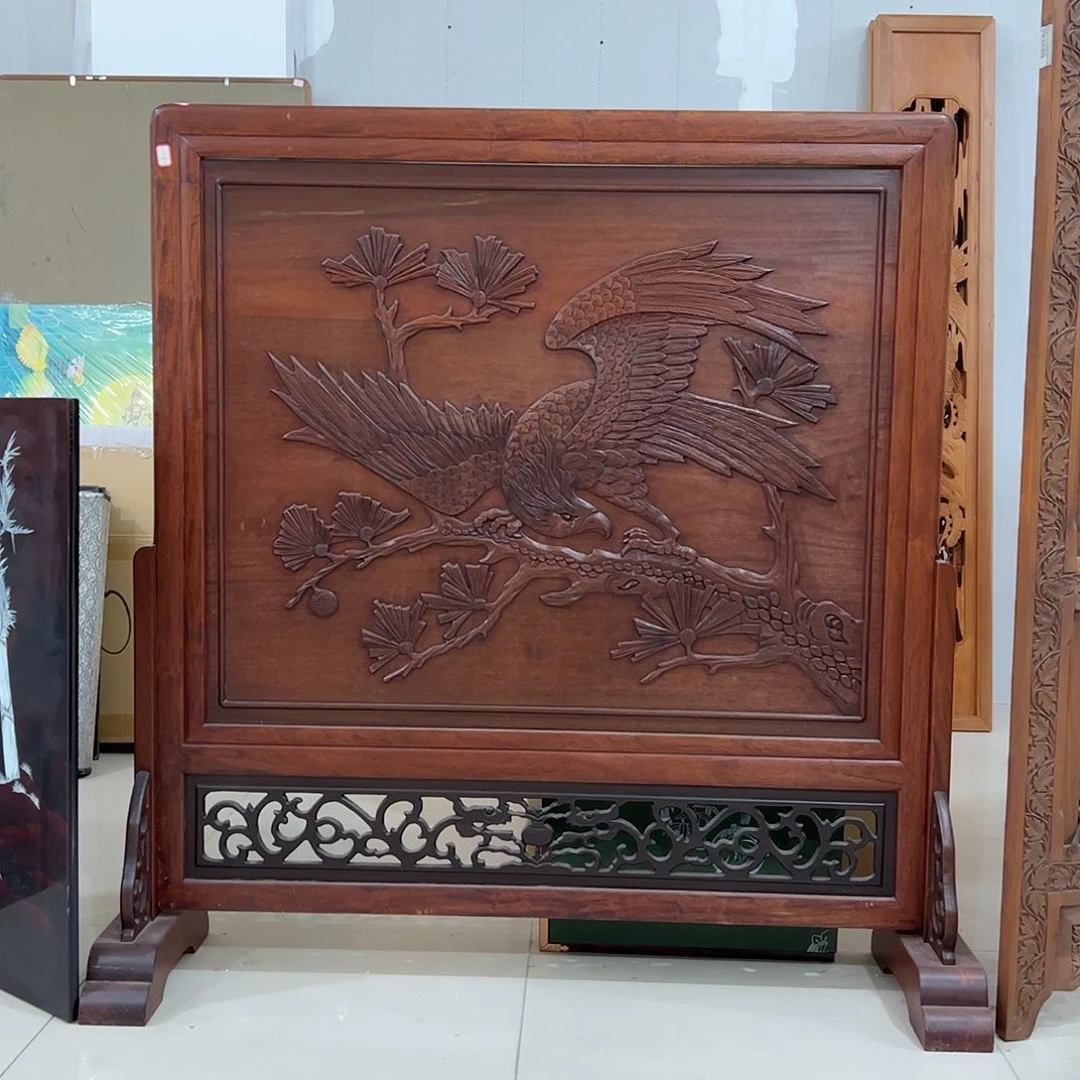 绘画屏风框画茶空间设计