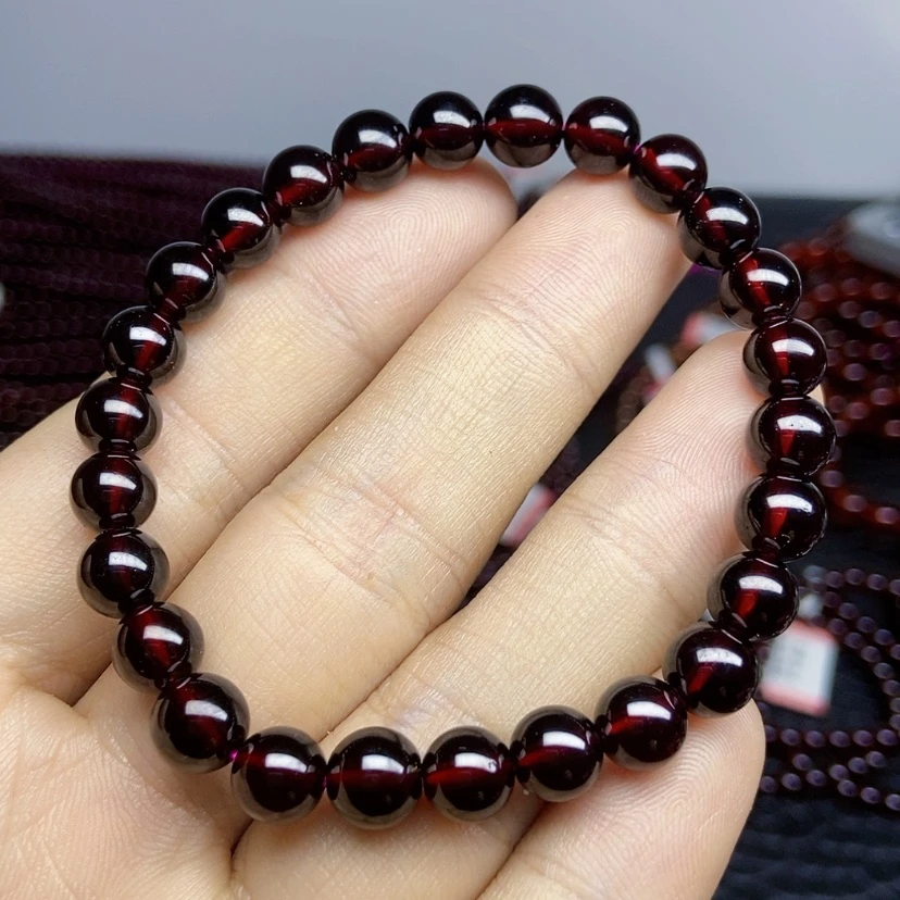 【闪购商品】石榴石手链未镶嵌s****47.5毫米