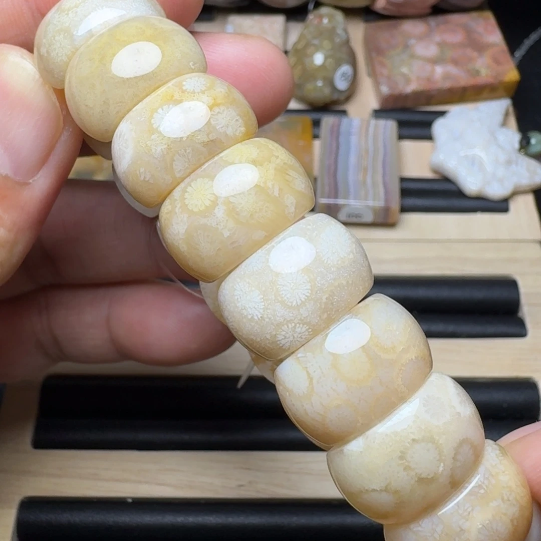 未镶嵌纯天然色有机玉石保真色硅化玉