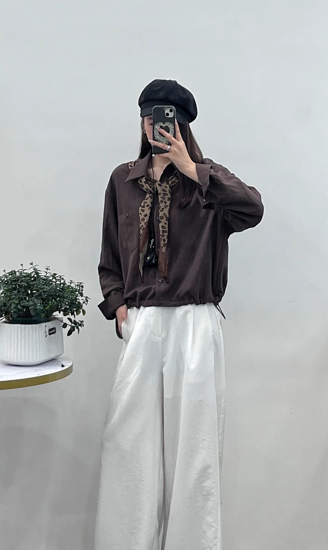 0918-03  女款秋季气质时尚百搭休闲衬衫   AGY  8668