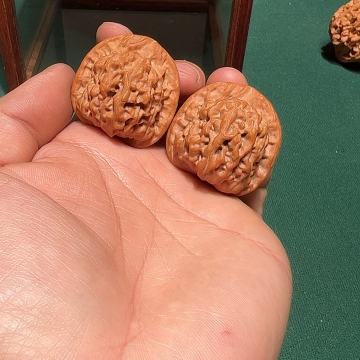 老***汪文玩核桃把件一代天地35全品