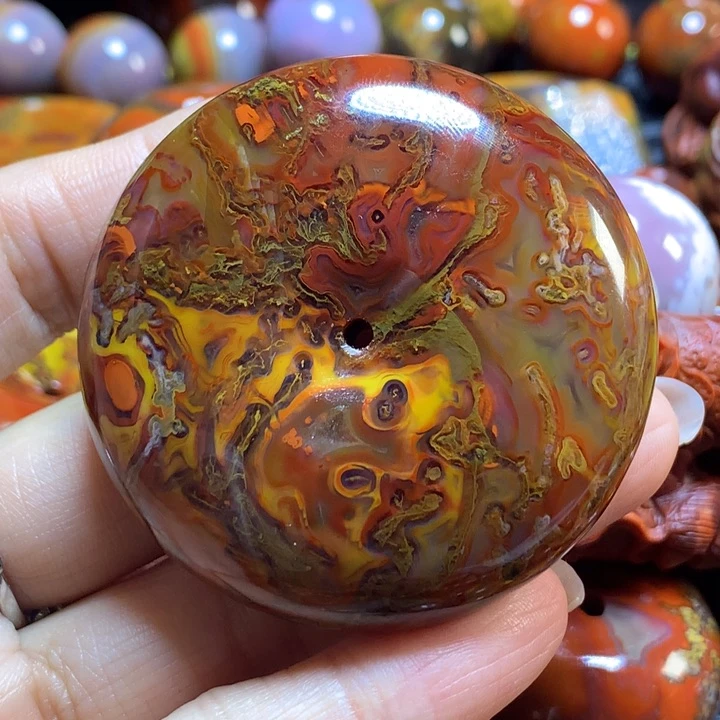 玛瑙/玉髓战国红手把未镶嵌