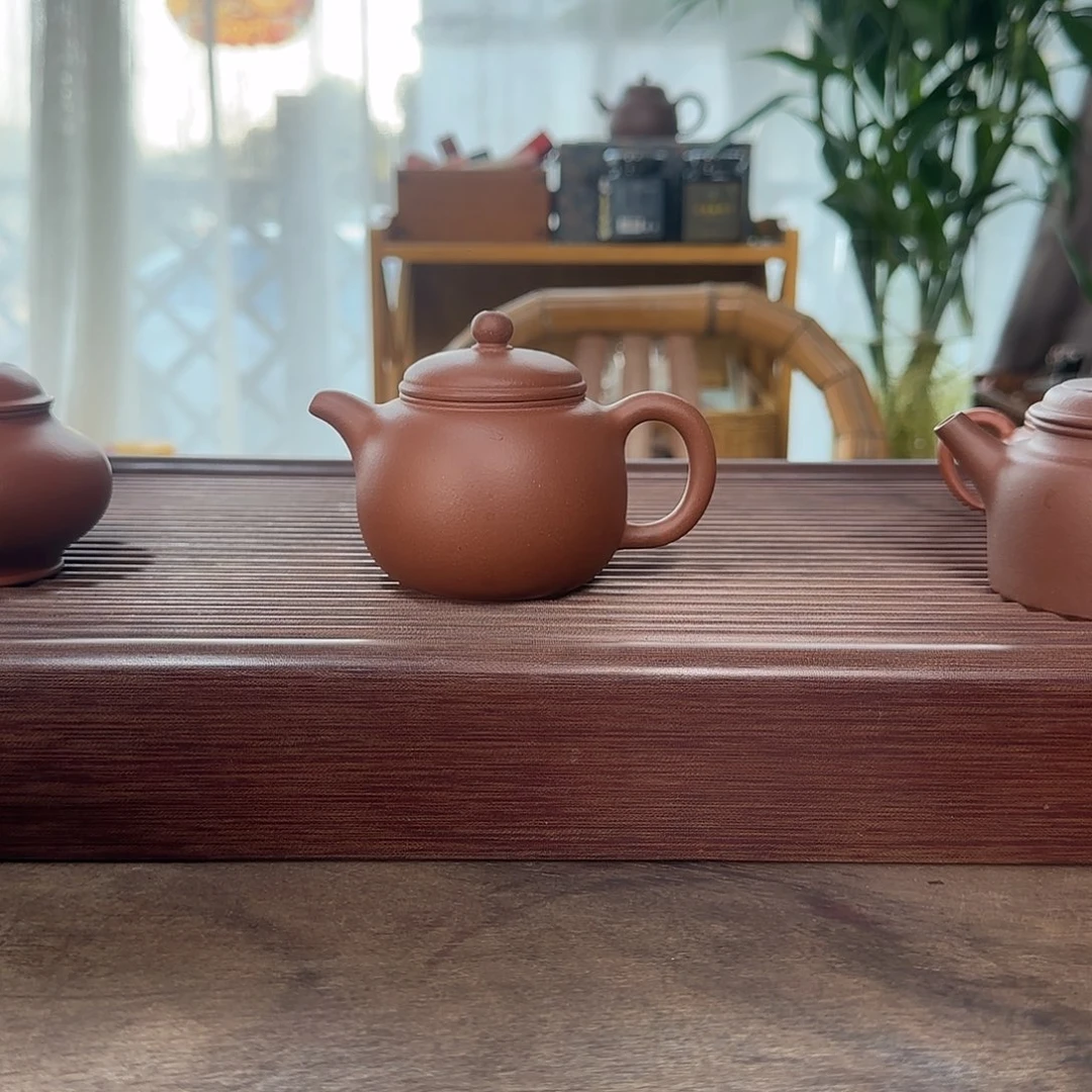 紫砂茶案碧***＊红皮龙匏尊