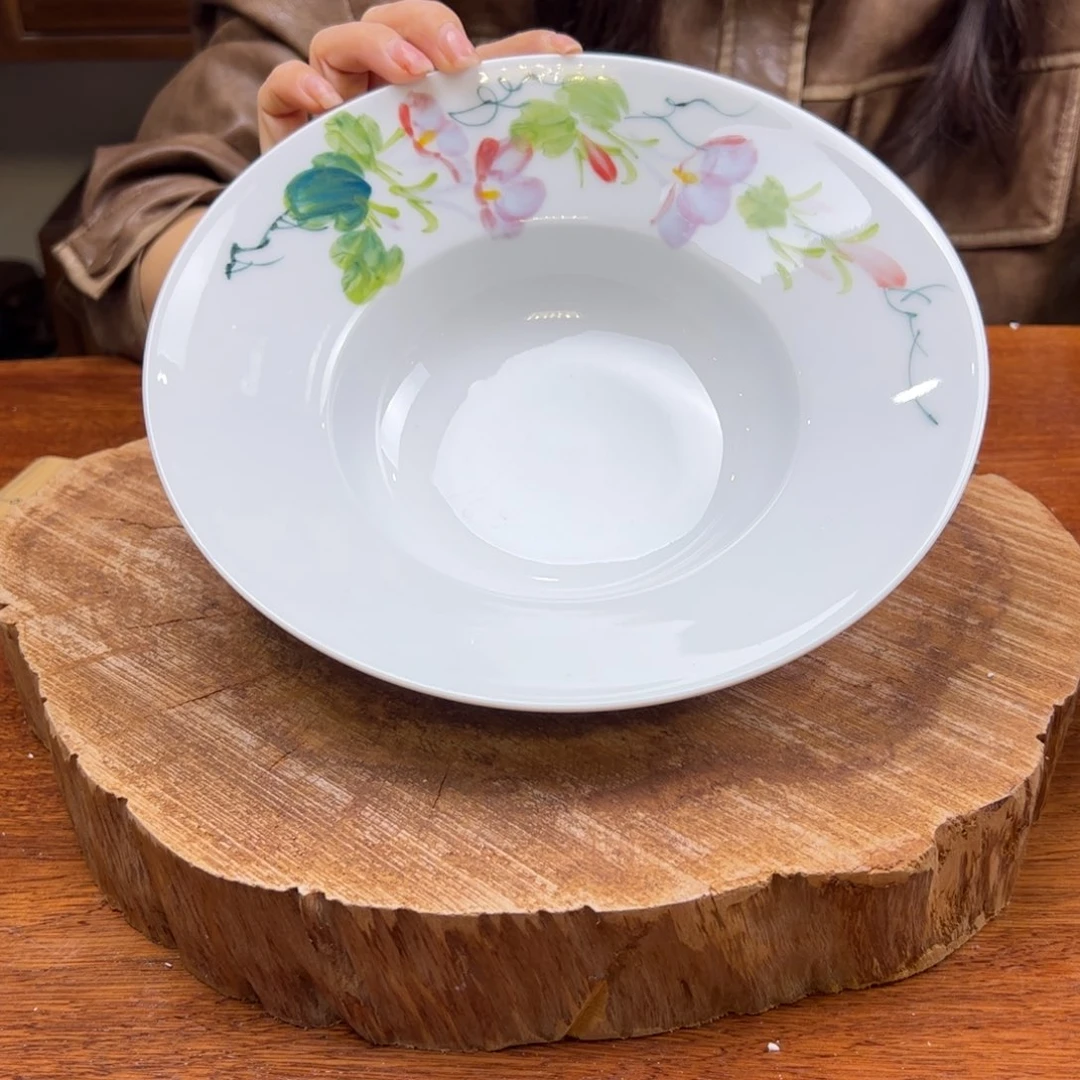 瓷片景德镇陶瓷手工手绘制作