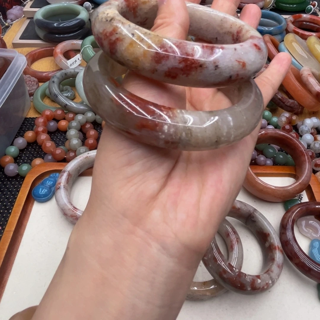 石英质玉未镶嵌圈口58