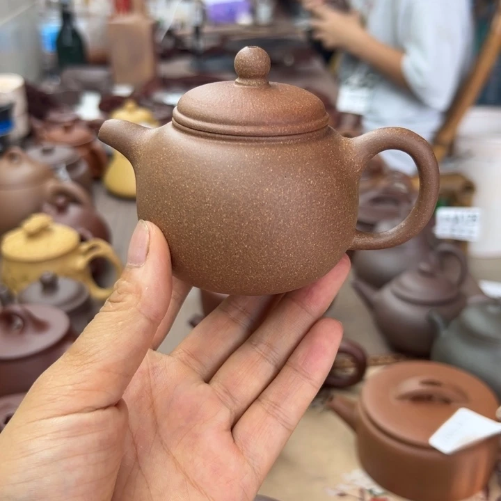 紫砂茶壶降坡泥不挑130