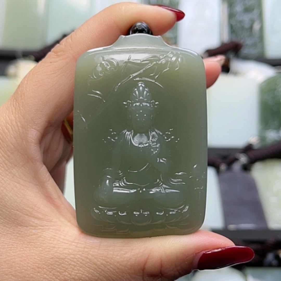 【闪购商品】和田玉颈饰未镶嵌凤***仙