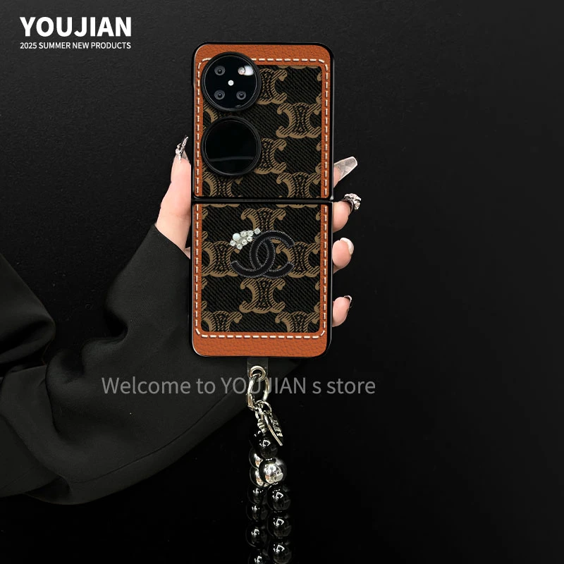 适用华为POCKET2手机壳FINDN3FLIP复古英文潮牌荣耀magicvflip女