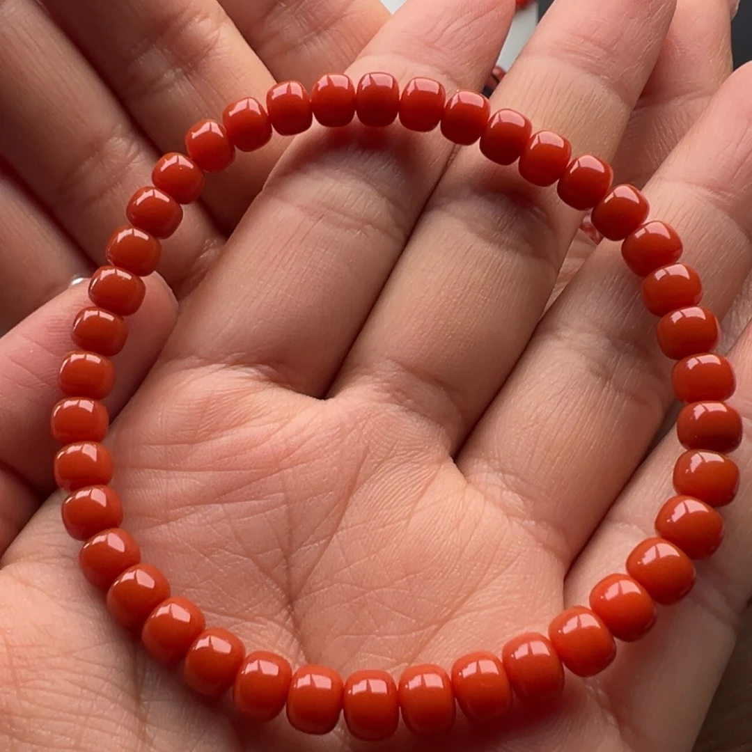 南红玛瑙未镶嵌单圈6