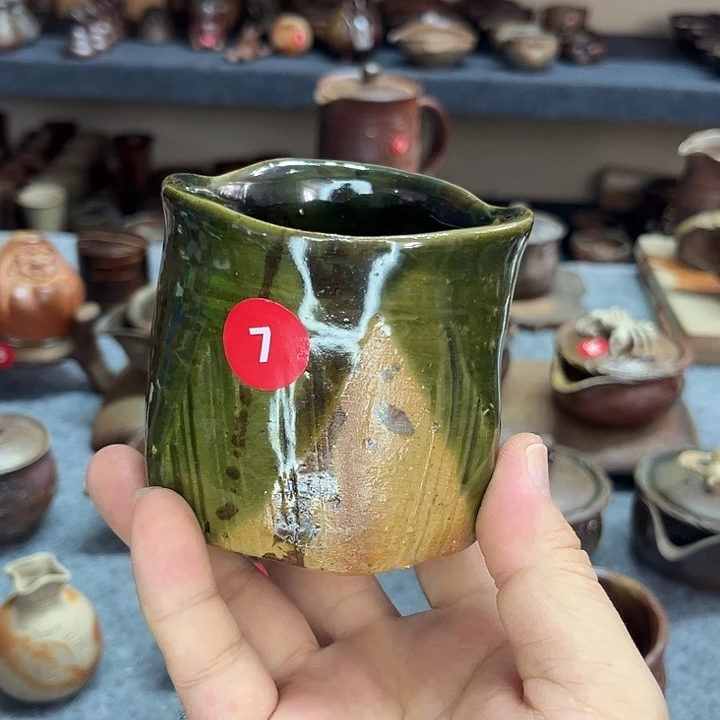 织布备前盖置备前茶壶茶杯