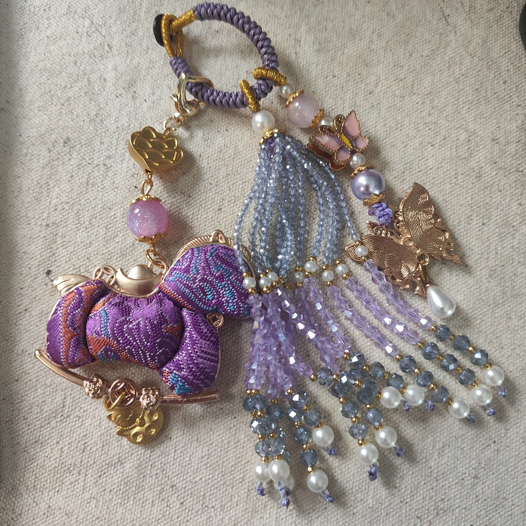 马上发手工复古风便携款中式挂坠提溜