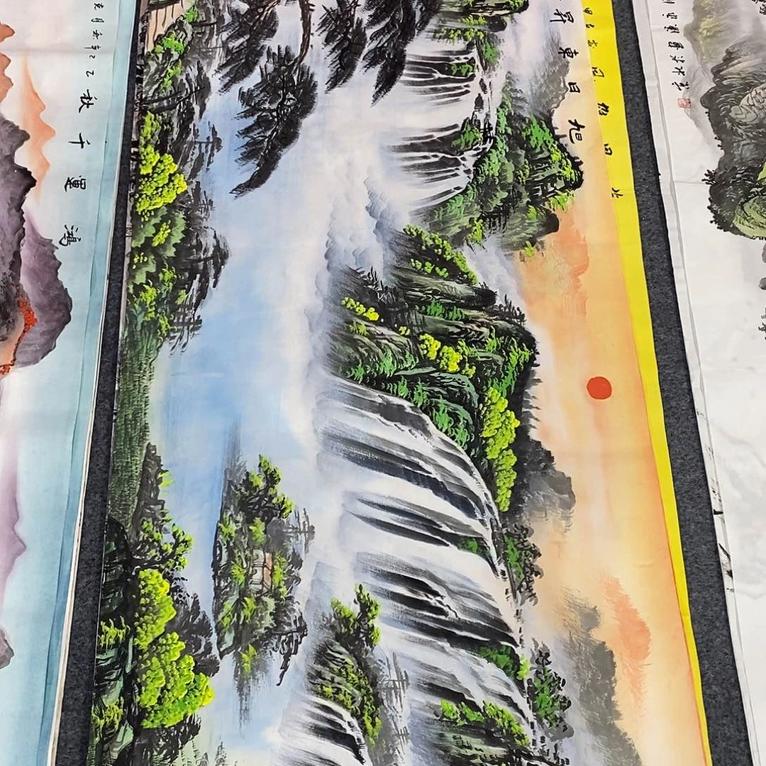 国画画画真的画画画