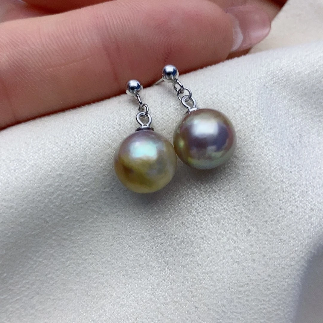 【闪购商品】淡水珍珠耳饰银S925镶嵌