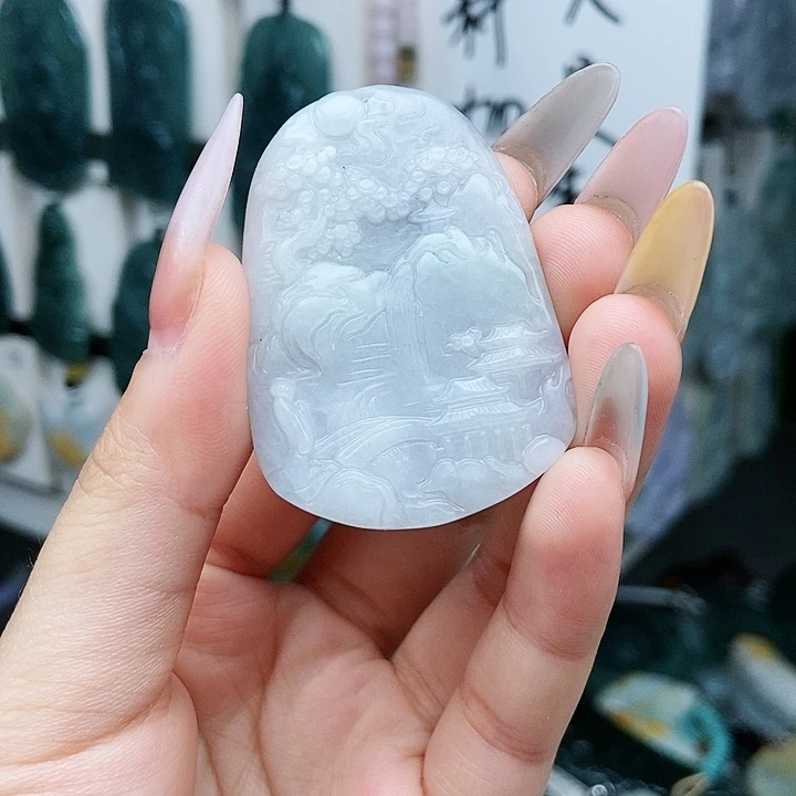 翡翠未镶嵌颈饰翡翠