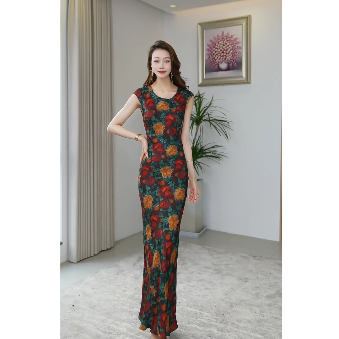 Hangsixiang.小爽斜裁连衣裙2272